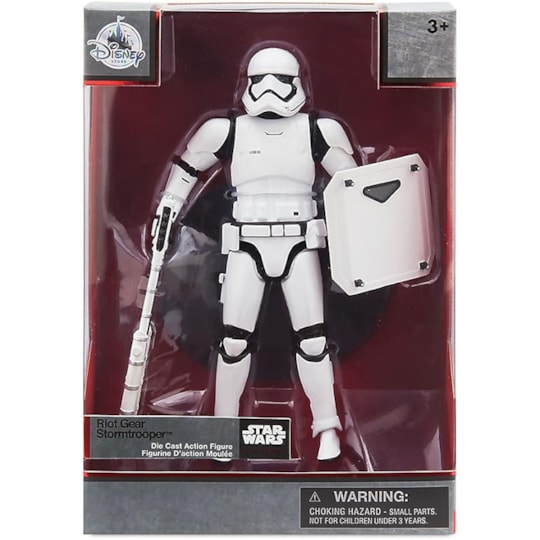 Riot Gear Stormtrooper Die Cast Action Figure Elite Series Star Wars Disney Store