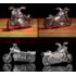 Roadway Fantasy Harley Davidson Motorcycle Kit de Montar Metal-Time