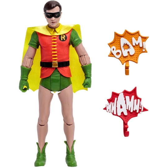 Robin DC Retro Figures Batman Série Clássica 1966 Mcfarlane Toys - Batman - Mcfarlane
