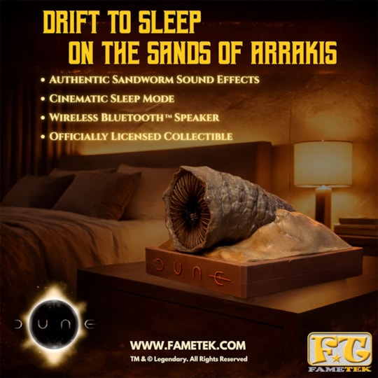 Sandworm Bluetooth Speaker Caixa de Som com efeitos sonoros - Dune - Fametek