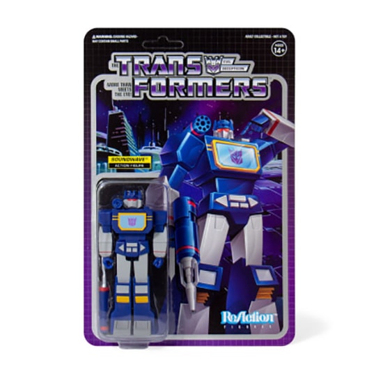 Soundwave Reaction Figures Wave 1 - Transformers - Super7