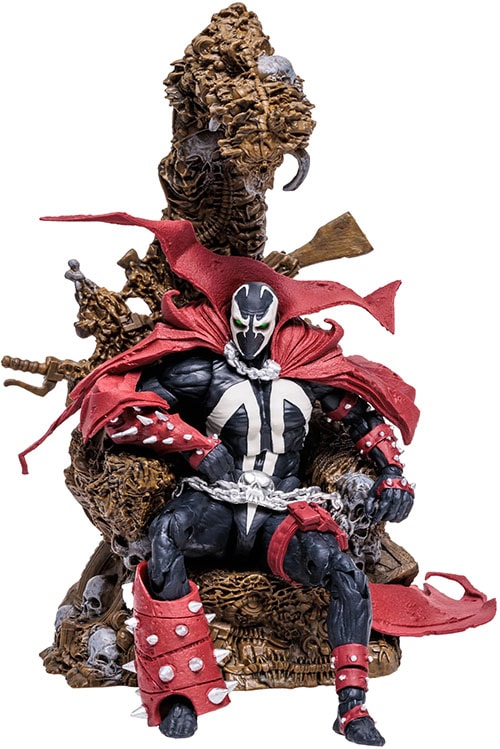 Spawn on Throne no Trono Deluxe Set Mcfarlane