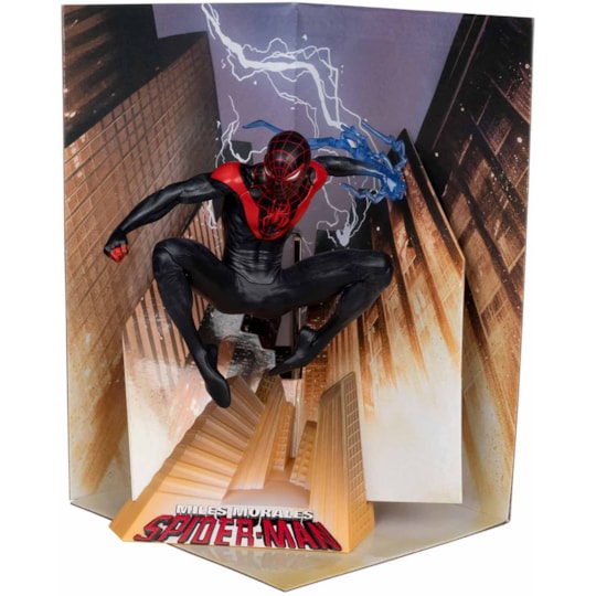 Spider-Man Miles Morales Spider-Man #1 1:10th Scale Posed Figure Mcfarlane