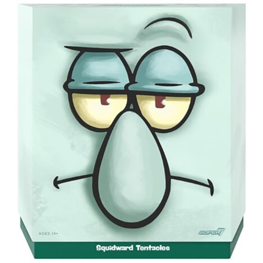 Squidward Lula Molusco Ultimates Figure Wave 2 Bob Esponja Super7