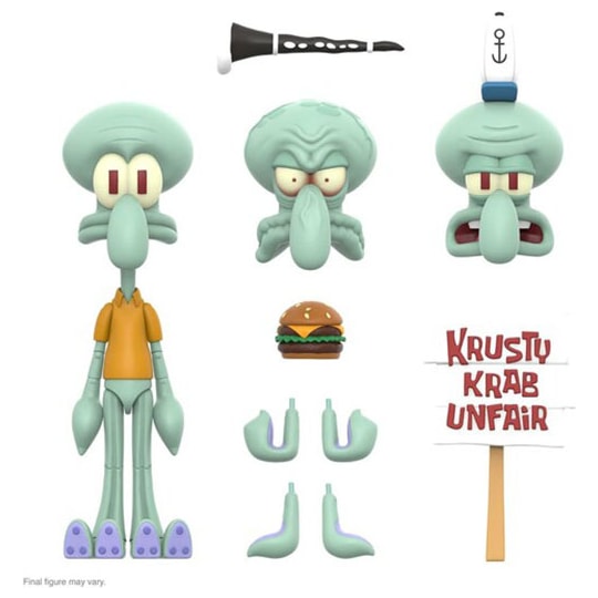 Squidward Lula Molusco Ultimates Figure Wave 2 Bob Esponja Super7