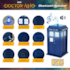 Tardis Bluetooth Speaker Caixa de Som com efeitos sonoros e de luzes Doctor Who Fametek