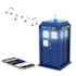 Tardis Bluetooth Speaker Caixa de Som com efeitos sonoros e de luzes Doctor Who Fametek