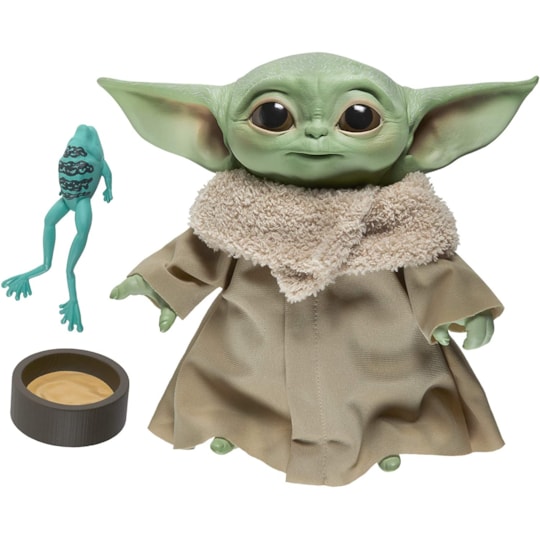 The Child Grogu Baby Yoda Pelucia Que Fala Mandalorian Star Wars Hasbro Geek Fanaticos