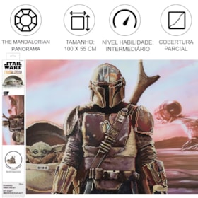 The Mandalorian Panorama Diamond Painting Kit - Diamond Dotz