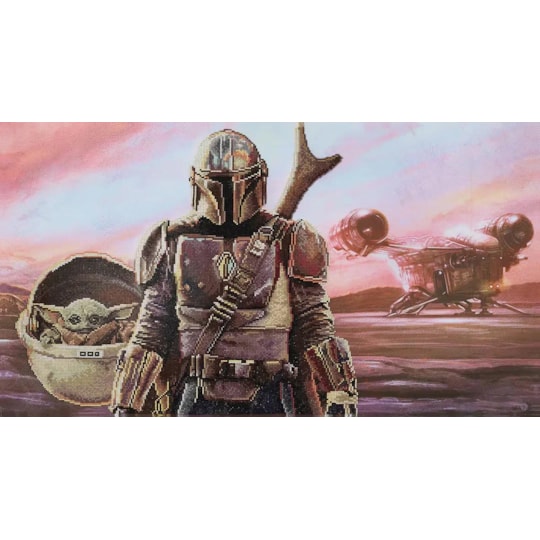 The Mandalorian Panorama Diamond Painting Kit - Diamond Dotz