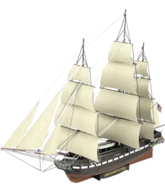 Produto USS Constitution Premium Series Kit de Montar de Metal - Metal Earth - Fascinations