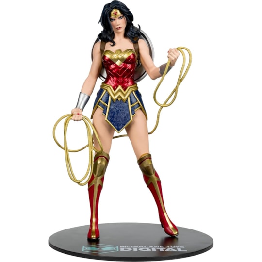 Wonder Woman 1/6 Scale Posed Figure Mcfarlane Digital DC Direct